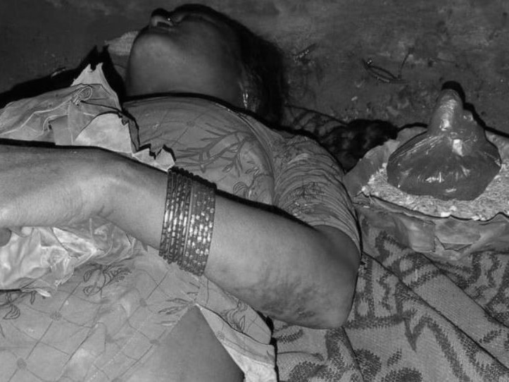 सल्यानमा चट्याङ लागेर एक महिलाको मृत्यु